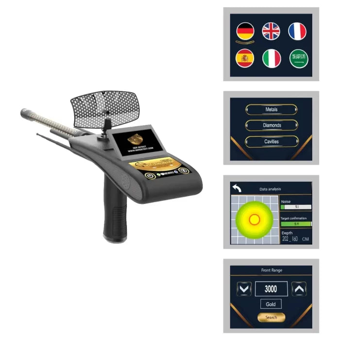 GER Detect Gold Hunter Smart 4 Search Systems Long-range locator